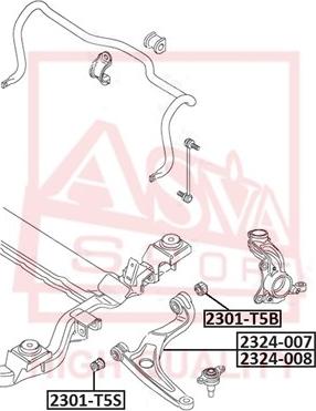 ASVA 2324-008 - Track Control Arm car-mod.net