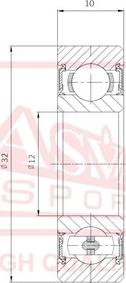 ASVA AB123210 - Bearing car-mod.net