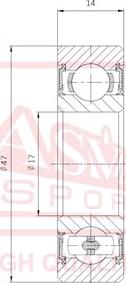 ASVA AB174714 - Bearing car-mod.net
