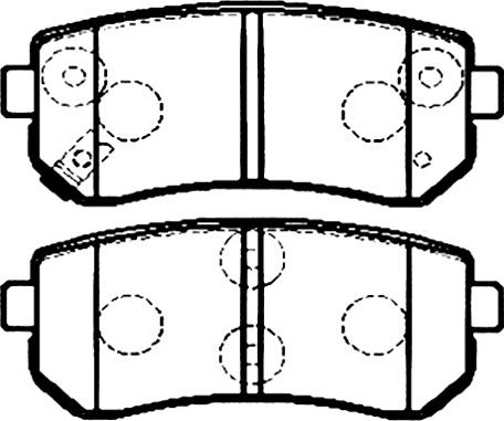 4U Autoparts 37367HY - Brake Pad Set, disc brake car-mod.net