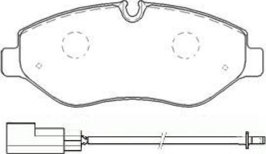 ASVA AKD-0698 - Brake Pad Set, disc brake car-mod.net