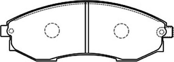 ASVA AKD-0083 - Brake Pad Set, disc brake car-mod.net