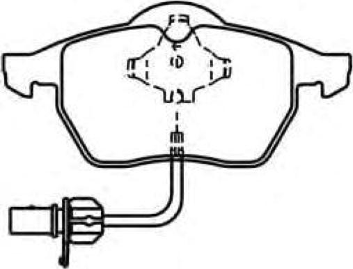ASVA AKD-0195 - Brake Pad Set, disc brake car-mod.net