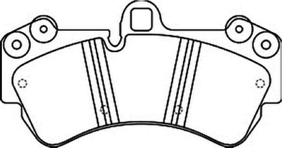 ASVA AKD-0345 - Brake Pad Set, disc brake car-mod.net