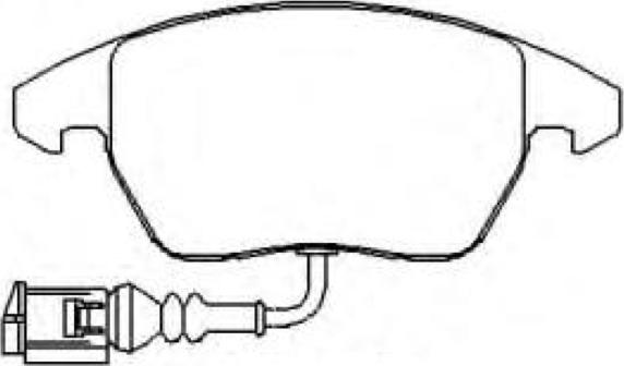ASVA AKD-0348 - Brake Pad Set, disc brake car-mod.net