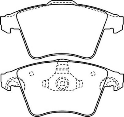 ASVA AKD-0353 - Brake Pad Set, disc brake car-mod.net