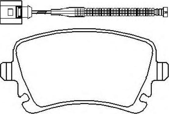 ASVA AKD-0330 - Brake Pad Set, disc brake car-mod.net