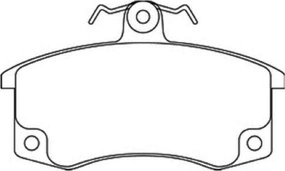 ASVA AKD-0223 - Brake Pad Set, disc brake car-mod.net