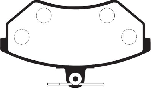 ASVA AKD-1052 - Brake Pad Set, disc brake car-mod.net
