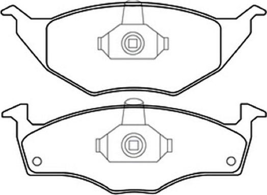 ASVA AKD-1057 - Brake Pad Set, disc brake car-mod.net