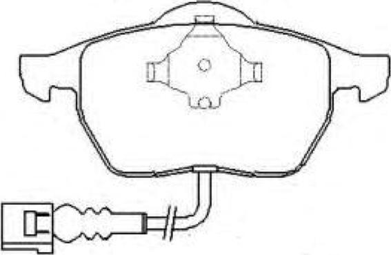 ASVA AKD-1029 - Brake Pad Set, disc brake car-mod.net