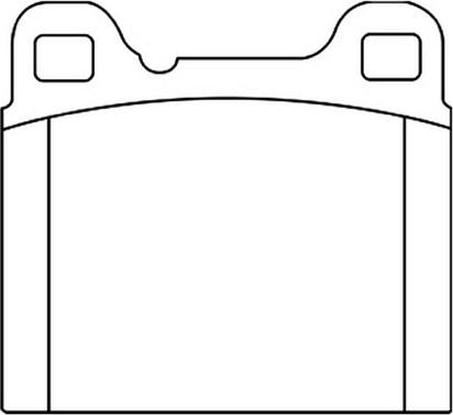 ASVA AKD-1022 - Brake Pad Set, disc brake car-mod.net