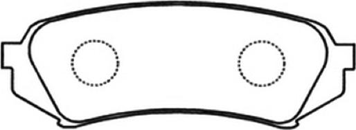 ASVA AKD-1207 - Brake Pad Set, disc brake car-mod.net
