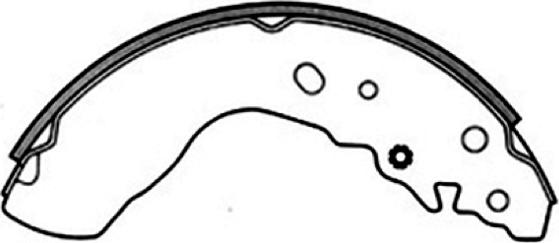 ASVA AKS-9947 - Drum Brake Shoe Set car-mod.net