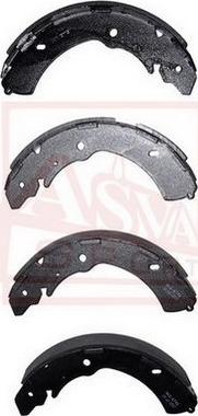 ASVA AKS-6741 - Drum Brake Shoe Set car-mod.net