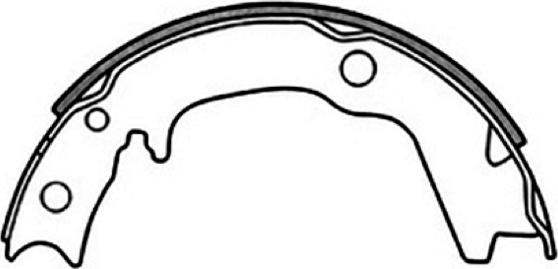ASVA AKS-6704 - Drum Brake Shoe Set car-mod.net