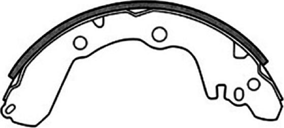 ASVA AKS-6701 - Drum Brake Shoe Set car-mod.net
