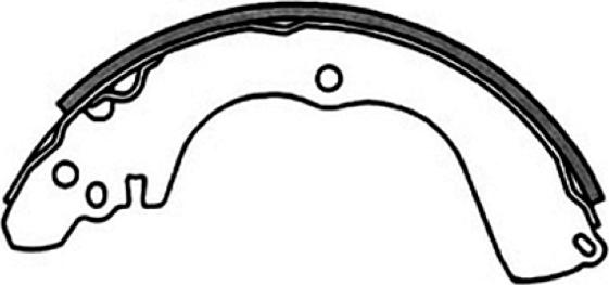 ASVA AKS-6723 - Drum Brake Shoe Set car-mod.net