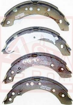 ASVA AKS-04201 - Drum Brake Shoe Set car-mod.net