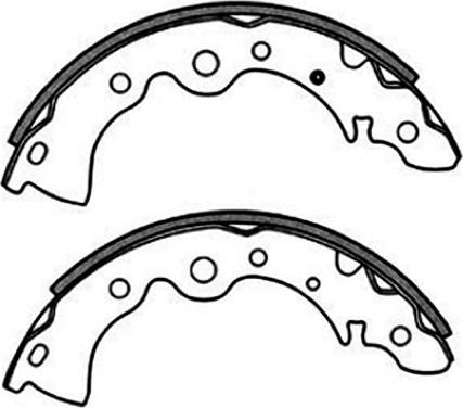 ASVA AKS-1167 - Drum Brake Shoe Set car-mod.net