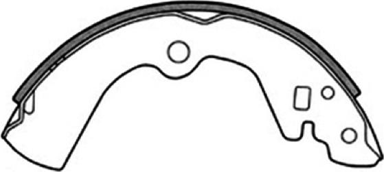 ASVA AKS-1170 - Drum Brake Shoe Set car-mod.net