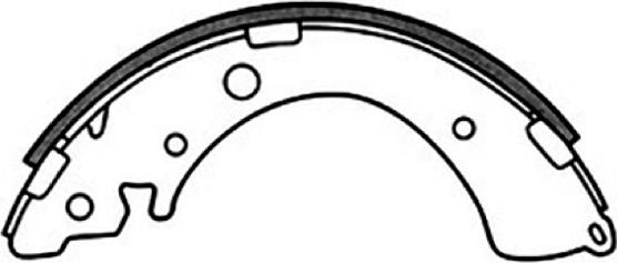 ASVA AKS-2012 - Drum Brake Shoe Set car-mod.net