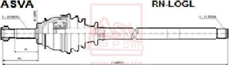 ASVA RN-LOGL - CV Joint Kit, drive shaft car-mod.net