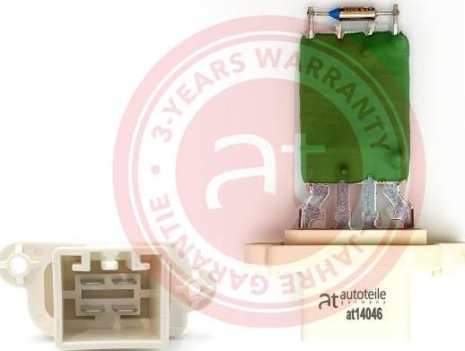 at autoteile germany at14046 - Resistor, interior blower car-mod.net