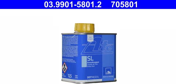 ATE 03.9901-5801.2 - Brake Fluid car-mod.net