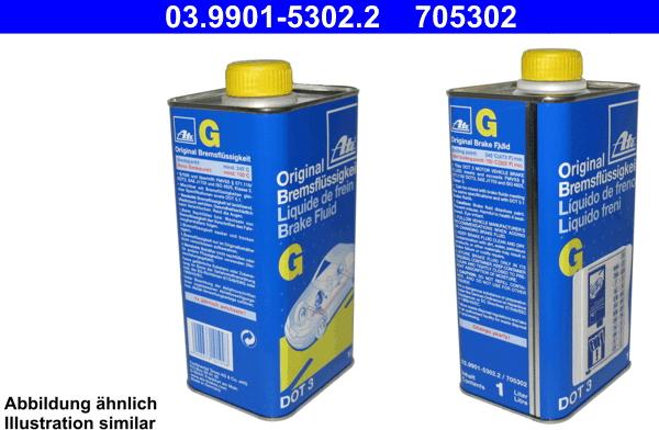 ATE 03.9901-5302.2 - Brake Fluid car-mod.net