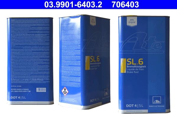 ATE 03.9901-6403.2 - Brake Fluid car-mod.net
