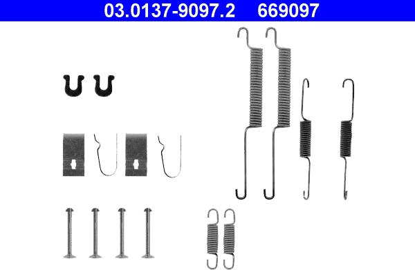 ATE 03.0137-9097.2 - Accessory Kit, brake shoes car-mod.net