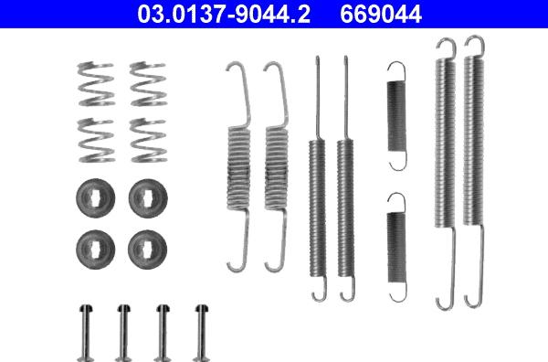 ATE 03.0137-9044.2 - Accessory Kit, brake shoes car-mod.net
