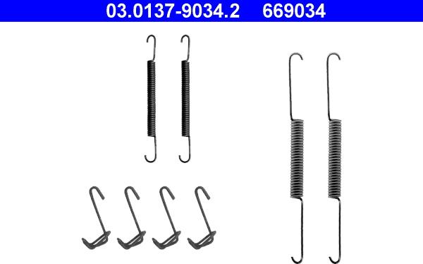 ATE 03.0137-9034.2 - Accessory Kit, brake shoes car-mod.net