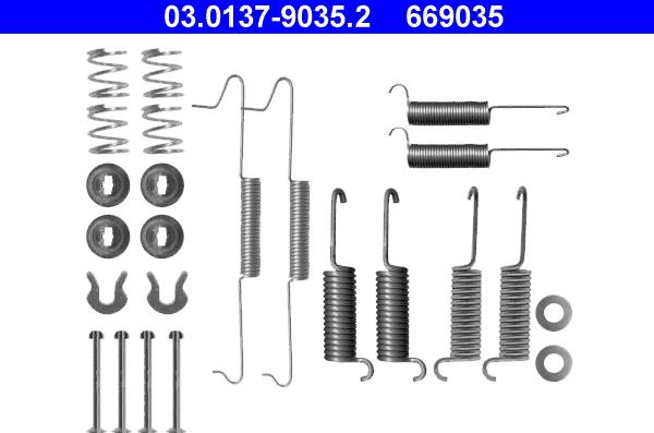 ATE 03.0137-9035.2 - Accessory Kit, brake shoes car-mod.net