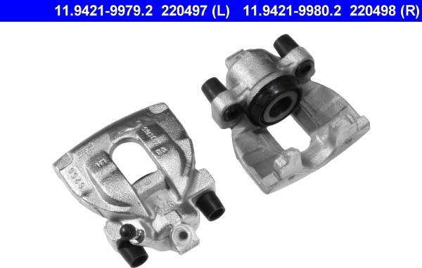 ATE 11.9421-9979.2 - Brake Caliper car-mod.net