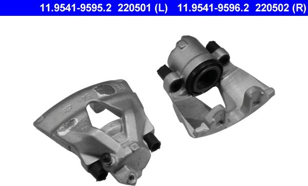 ATE 11.9541-9595.2 - Brake Caliper car-mod.net