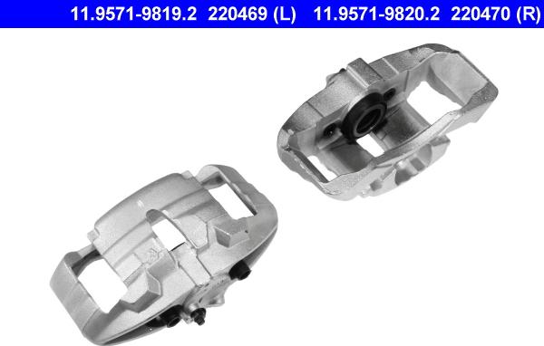 ATE 11.9571-9819.2 - Brake Caliper car-mod.net
