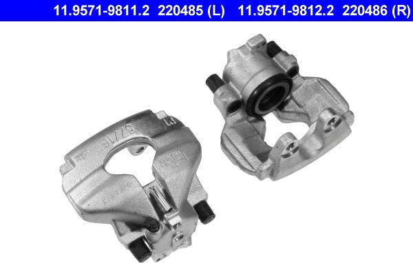 ATE 11.9571-9812.2 - Brake Caliper car-mod.net