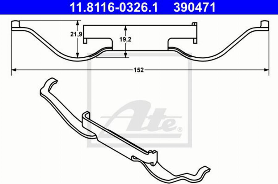 ATE 11.8171-0069.1 - Guide Bolt, brake caliper car-mod.net