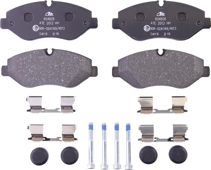 ATE 13.0460-4826.2 - Brake Pad Set, disc brake car-mod.net