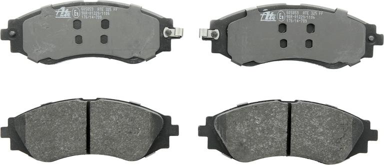 ATE 13.0460-5859.2 - Brake Pad Set, disc brake car-mod.net