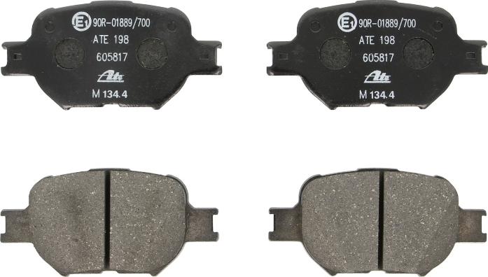 ATE 13.0460-5817.2 - Brake Pad Set, disc brake car-mod.net