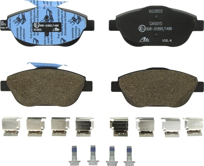 ATE 13.0460-3855.2 - Brake Pad Set, disc brake car-mod.net
