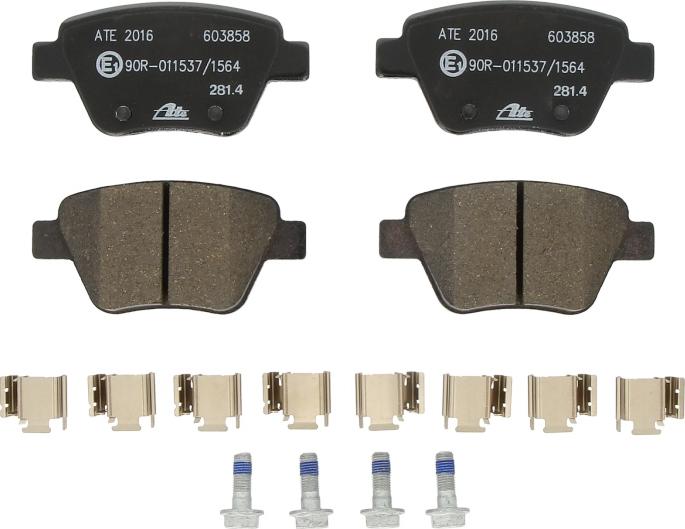 ATE 13.0460-3858.2 - Brake Pad Set, disc brake car-mod.net