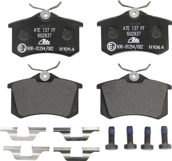 ATE 13.0460-2937.2 - Brake Pad Set, disc brake car-mod.net