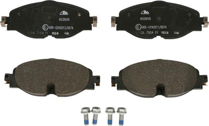 ATE 13.0460-2609.2 - Brake Pad Set, disc brake car-mod.net