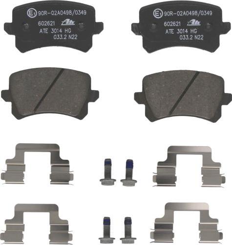 ATE 13.0460-2621.2 - Brake Pad Set, disc brake car-mod.net
