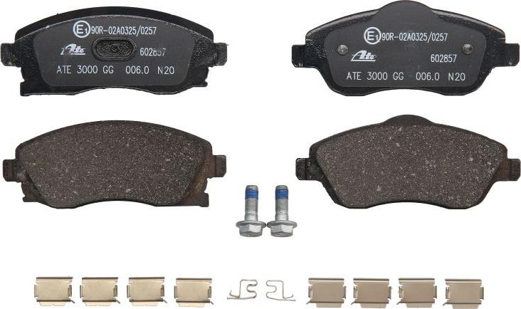 ATE 13.0460-2857.2 - Brake Pad Set, disc brake car-mod.net