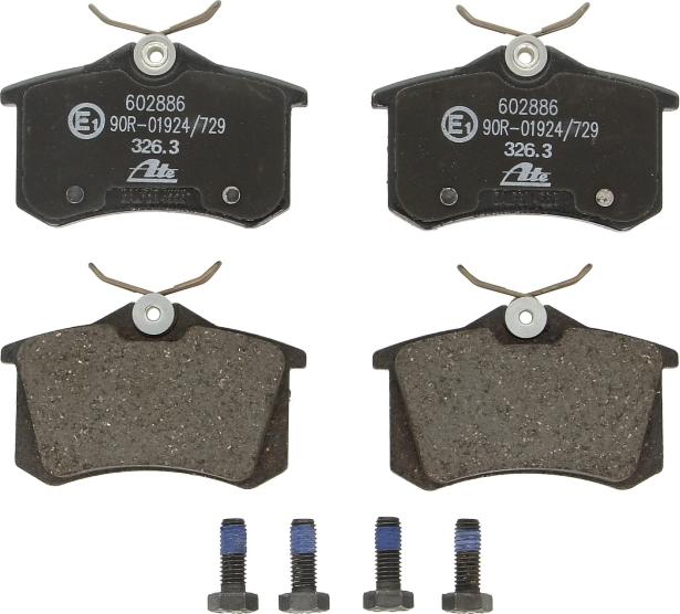 ATE 13.0460-2886.2 - Brake Pad Set, disc brake car-mod.net